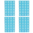 thumbnail image 1 of Alfombrilla para jaula de conejos de 4 piezas para las patas, diseño impermeable, cojín de plástico hueco para conejos, color azul., 1 of 5