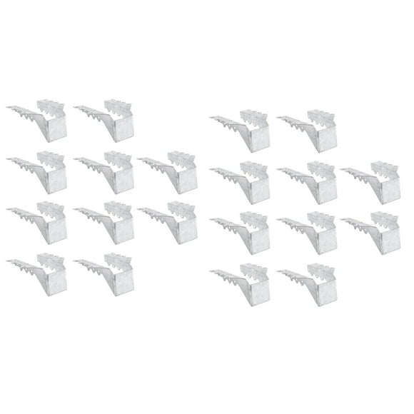 20Pcs 2x6 Joist Hanger,Gauge Double Shear Face Mount Joist Hanger,Hurricane Ties for Rafters Tie Brackets for Floor