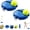 Blue-2PCS, variant on Tennis Ball Training Baseboard, Tennis Trainer Equipment Set, Tennis Trainer Ball with String, Tennis Trainer Rebound Ball, Multifunction Tennis Practice Rebounder for Backyard