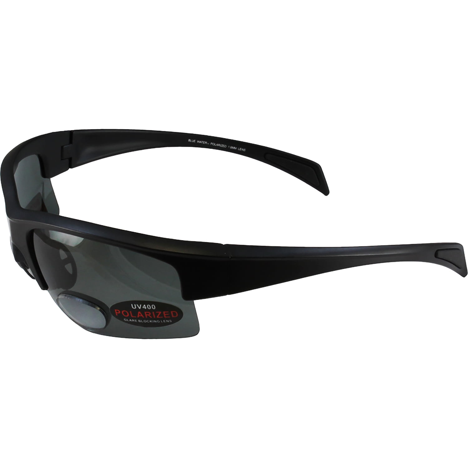 Global Vision Bifocal Polarized Sunglasses (Matte Black Frame/Smoke