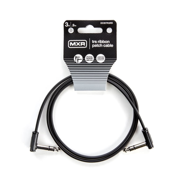 Cable de conexión JIM DUNLOP MXR Ribbon TRS de 0,9 m en ángulo recto 1/4
