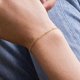 thumbnail image 2 of Xiao Hua Pulsera de oro para mujer, joyería de pulsera de oro para mujer, pulsera de doble capa, 2 piezas/juego, 2 of 5