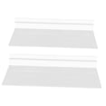 thumbnail image 4 of OULII 2Set Plastic Wall Shelves Slatwall Shelves Rectangular Shoe Display Home Shopping Mall, 4 of 8