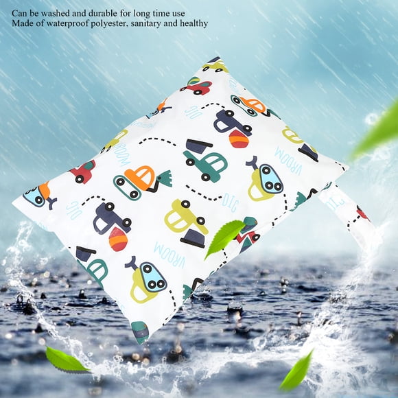 Bolsa de pañales para bebés, impermeable, portátil, duradera, para bebés, bolsa de pañales portátil, características de vanguardia