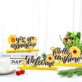 thumbnail image 4 of 3 Pieces Sunflower Table Sign Welcome wood Bee Centerpieces Table Decoration, 4 of 5