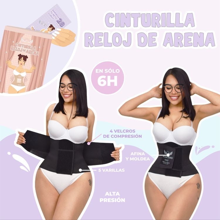 Cinturilla Reloj de arena Colibrí – melos shop by mich