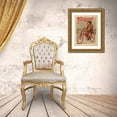 thumbnail image 3 of Vintage Apple Collection 11x14 Gold Ornate Wood Framed with Double Matting Museum Art Print Titled - Chimps Two, 3 of 4