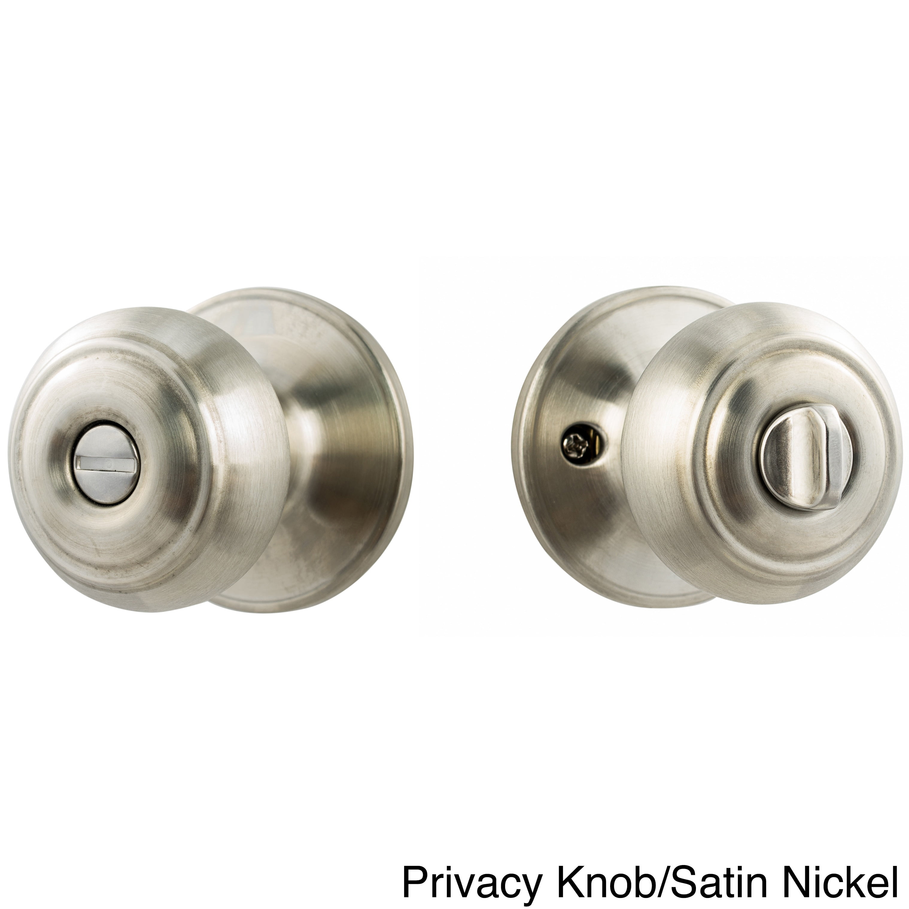 Sure-Loc JN100 15 Juniper Non-Turning One-Sided Dummy Door Knob - Nickel