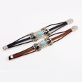 thumbnail image 4 of jiaroswwei Unisex Bracelet Beaded Faux Turquoise Jewelry Vintage Rope Chain Bracelet for Daily Wear, 4 of 8