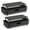 Black 2-Pack, variant on Desk Organizer and Accessories, 2-Tier Computer Monitor Stand Rise with Storage Drawer & 2 Pen Holders, Laptop & Printer Stand for Desktop, Workspace Organizers for Office Supplies (White)