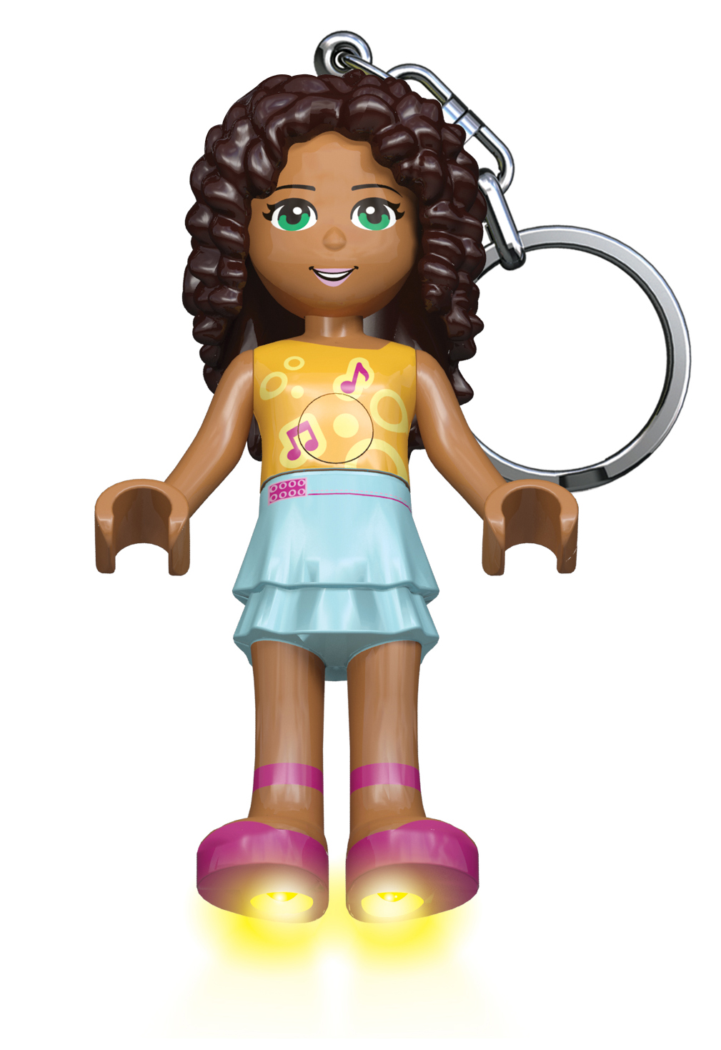 LEGO Friends Andrea Keychain with LED Light, 2.75-Inch - image 3 of 3