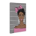 thumbnail image 2 of Stupell Industries Modern Girl with Bow & Jewel Earrings Canvas Art, 16 x 24, by Martina Pavlova, 2 of 8