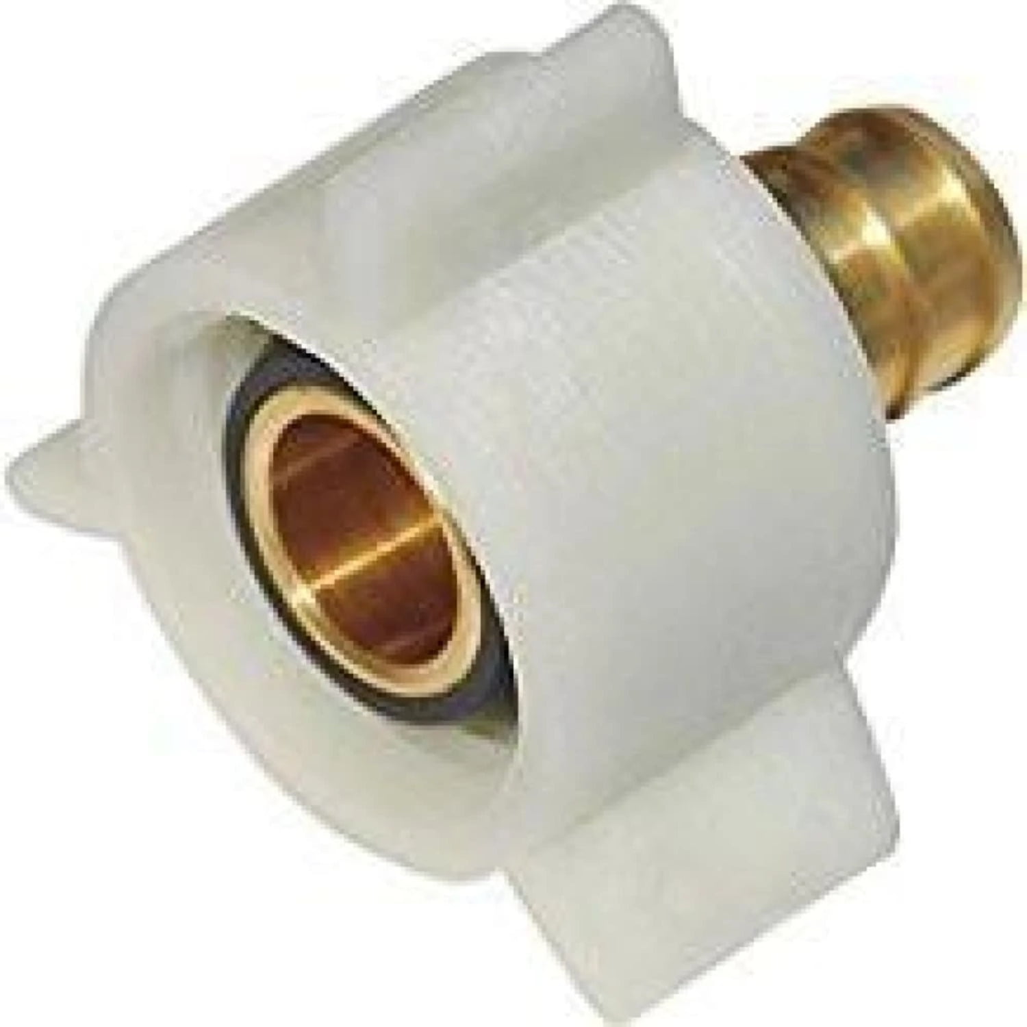1" PEX x 1" Male NPT Threaded Adapter Poly Alloy Lead-Free Crimp Fitting 