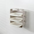 thumbnail image 3 of veasfak Multi-layer Cooking Dishes Tray Side Wall Mount Kitchen Supplies Storage Coffee Coffee 3 Layer, 3 of 9