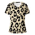 thumbnail image 4 of Cameland Mode Décontractée Printemps Été Manches Courtes Col en V Blouses et Chemises pour Femmes, 4 of 4