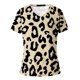 thumbnail image 4 of ICHUANYI Clearance Women's Fashion Casual Spring Summer Short Sleeve V-Neck Blouses &(Pink, S) ICHUANYI WER2023081011696, 4 of 4
