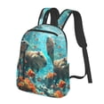 thumbnail image 2 of Daiia Underwater Swimming Guinea Pig School Backpack for Men and Women Lightweight Backpack Durable Backpack Water-Resistant,Travel,Work Bag, 2 of 9