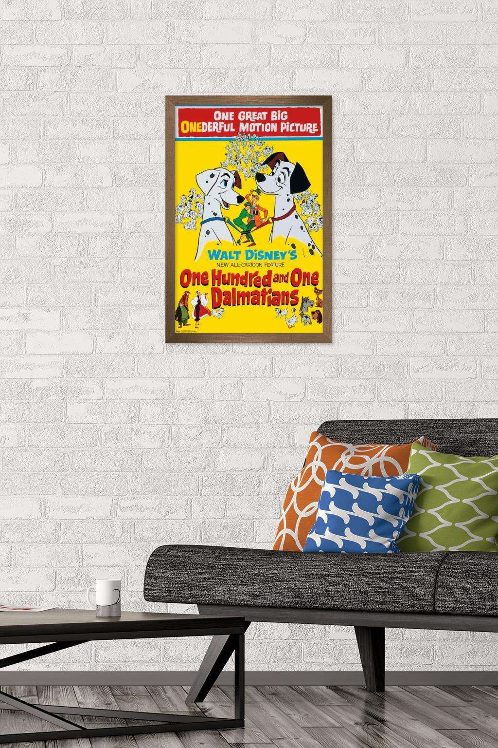 Disney 101 Dalmatians - One Sheet Wall Poster, 14.725" x 22.375", Framed
