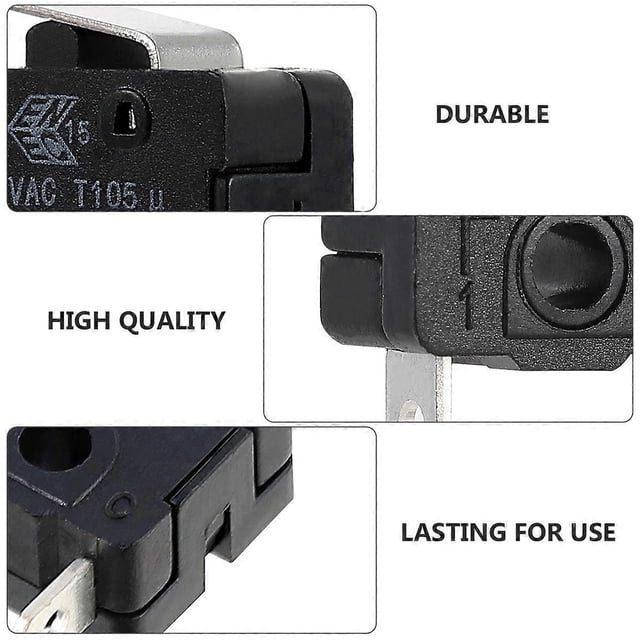 10 Pcs Limit Switches Micro Switch Limit Switch Momentary Push Button High Temperature Micro Switch