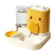 thumbnail image 2 of Dispensador automático de comida para mascotas, comedero, estación de alimentación, práctico dispensador de agua, dispensador de comida para gatos, ca Amarillo, 2 of 9