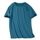 thumbnail image 2 of pstuiky camisetas de hombre, Blusas/camisetas casuales de verano para hombre, de color liso y cuello redondo camisetas de hombre l, 2 of 5