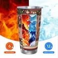 thumbnail image 5 of Johaoi Bluey Print 20oz Tumbler,Travel Coffee Mug Tumbler with Flip Lid Stainless Steel Water Bottle Gifts for Women Men Him Her-Without Straw, 5 of 8