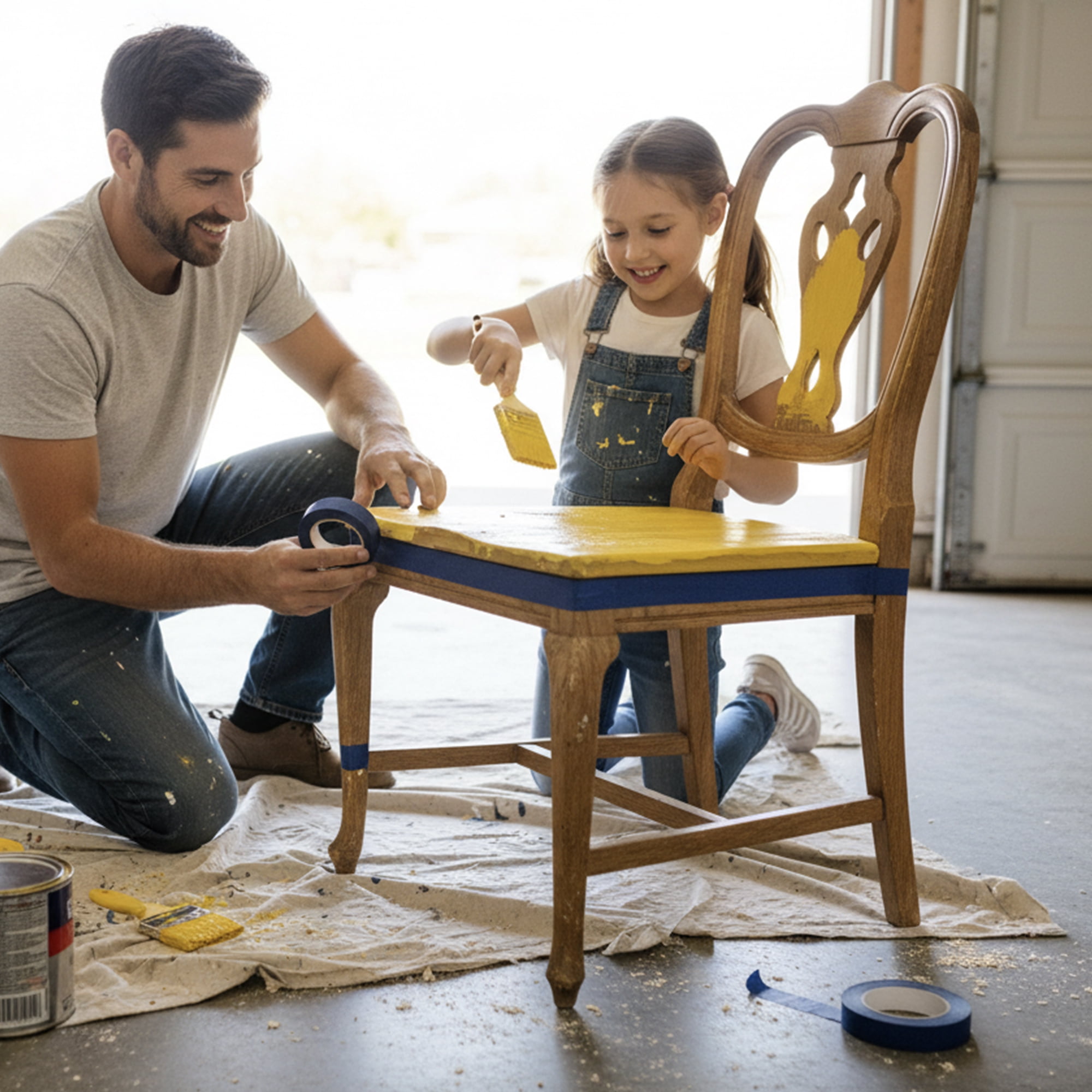 BAZIC Products Blue Painters Tape 1.41 Inches x 20 Yards, 36 Rolls, Blue Masking Tape Paint Tapes Easy Removal No Residue