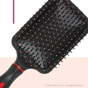 Revlon Paddle Hair Brush with Nylon Bristles, Black