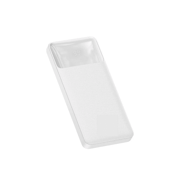 Cargador Portátil Baseus 15w USB Tipo-C Lightning con cable carga Rápida Blanco