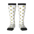 thumbnail image 1 of Fotbe Rubber Duck Showe Calcetas Divertidas Estampadas para Hombre y Mujer, Calcetas de Algodón hasta la Rodilla para Caminar, Correr, Enfermería y Embarazo, 1 of 6