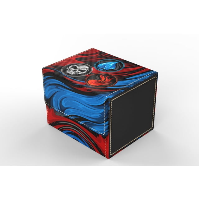 The Vault- TCG/MTG Color Combo Deck Boxes (Blue/Black/Red)