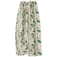 thumbnail image 3 of Yertdoel Pajama Pants Women Fashionable Print Thin Oversized Sleep Bottoms Elastic Waist with Bow Tie Daily Casual Comfy Soft Lounge Trousers, 3 of 6