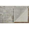 thumbnail image 6 of 4' X 6' Ivory Gray And Tan Abstract Power Loom Distressed Stain Resistant Area Rug, 6 of 8