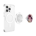 thumbnail image 3 of Phone Grip PopSockets PopGrip Floral con flores moradas y rosas, 3 of 5