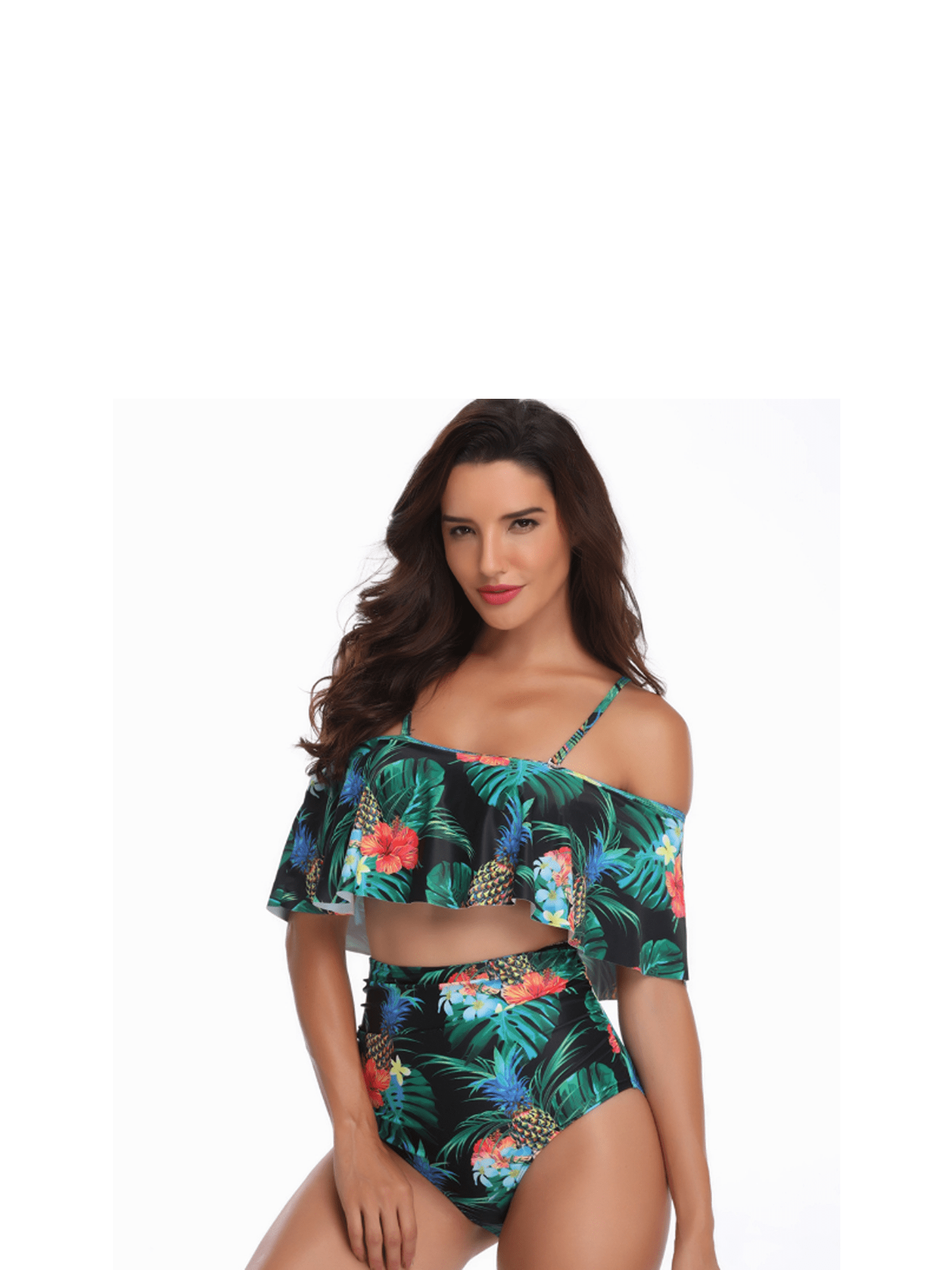 tube top high waisted bikini
