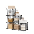 thumbnail image 1 of Wire Cube Storage, 6-Cube Closet Organizer Storage, Modular Shelves Units, Storage Bins Shelving, for Bedroom, Office, 1 of 9