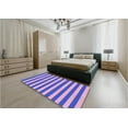thumbnail image 4 of Ahgly Company Indoor Rectangle Patterned Plum Purple Area Rugs, 5' x 7', 4 of 6