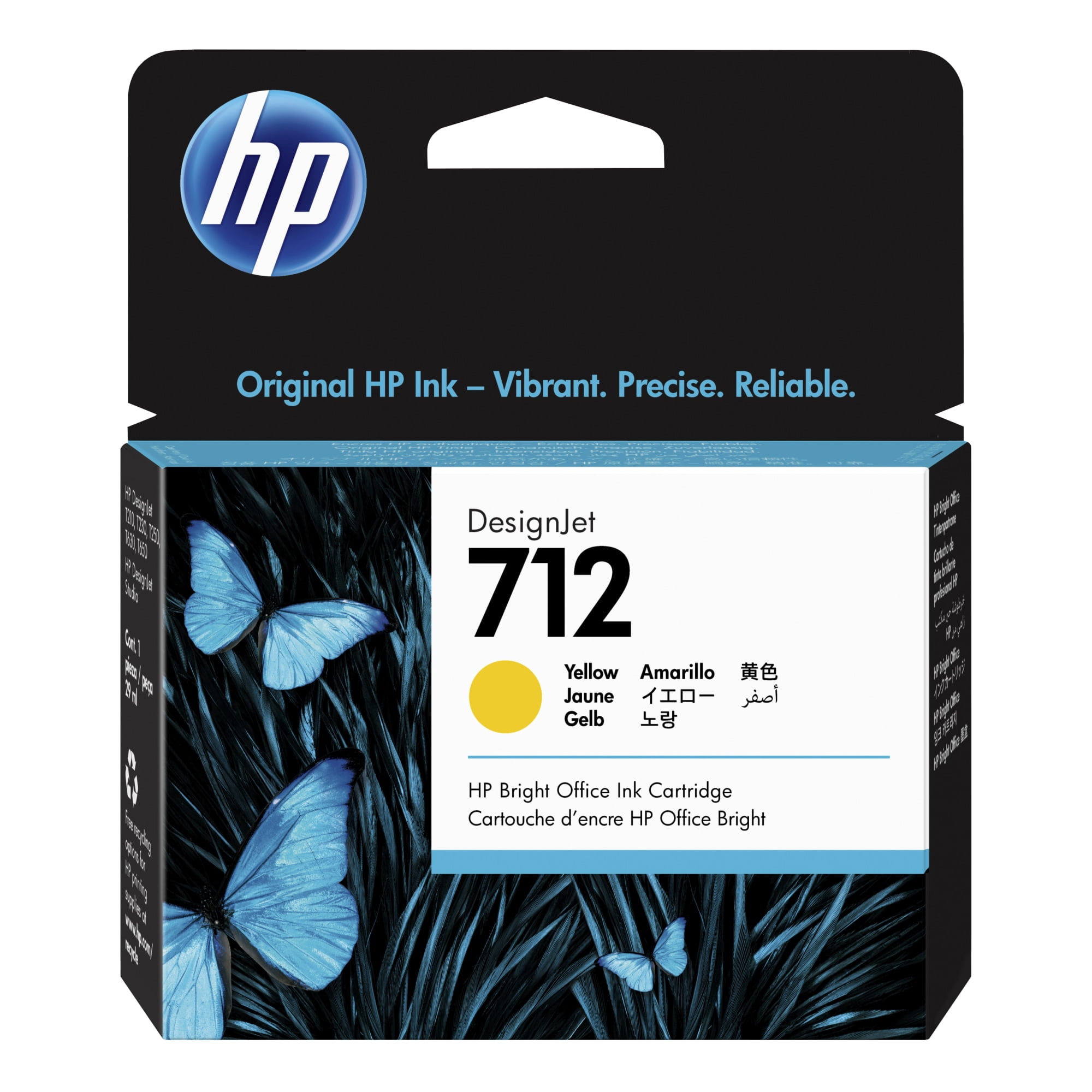 HP 712 38-ml Black DesignJet Ink Cartridge, Printer Compatible HP 712 38-ml Black DesignJet Ink Cartridge, Printer Compatible