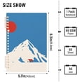 thumbnail image 2 of FORMRS 1-Subject Spiral Notebook 8" x 5" College Ruled 60 Refillable Sheet A5 Hard Cover, Snow Mountain, 2 of 7
