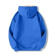 thumbnail image 4 of Clearance! Yajing Oversized Hoodies for Women Gnveub Women's Casual Winter Warm Fleece Lined Hooded Sweatshirt Thick Pullover Plus with Pockets Hoodies for Women Blue Xxxxxxl, 4 of 4