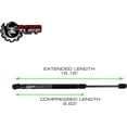 thumbnail image 3 of 2 Lift Supports Gas Struts Fits 2011 2012 2013 2014 Hyundai Sonata Front Hood Engine Lid Cover Bonnet 814790 SG367017 811613Q000 Springs Arms Dampers Rods, 3 of 6