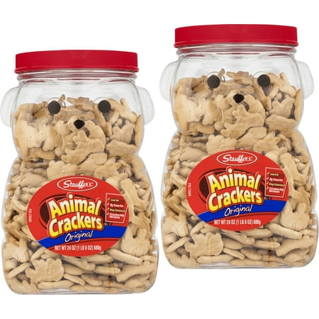 Stauffers Original Animal Crackers 24 oz. Bear Jug (2 Containers)