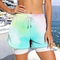thumbnail image 2 of VBVC Women's Drawstring 2-in-1 Athletic Shorts , High Waisted Running Shorts For Women,Ladies' Double Layer Active Shorts with Pockets,Green,S-2XL, 2 of 8