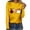 Yellow christmas sweatshirt, variant on pimelu Christmas Shirts Womens Christmas Tops Ladies Classic Plaid Xmas Graphics Pullover Blouses Plus Size Lightweight Round Neck Long Sleeve Tee Shirts