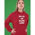 thumbnail image 2 of Fa La La Flaw Less Hoodie Women -Smartprints Designs, Female x-Large, 2 of 4