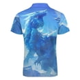 thumbnail image 5 of Ice Dragon Men Zipper T-shirt Summer Casual Short Sleeve T-shirt Top, 5 of 7