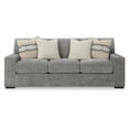 thumbnail image 2 of Signature Design by Ashley Dunmor Graphite Sofa with Decorative Pillows, 2 of 3