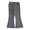 Grey, variant on CPNG Girls Cotton Flare Pants Elastic High Waisted Yoga Pants Casual Sports Tights Workout Leggings Kids Solid Color Leggings