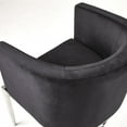 thumbnail image 2 of Uptown Club Porter Accent Chair in Black Velvet, 2 of 3