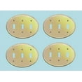 thumbnail image 2 of 4 Solid Brass Triple Toggle Switchplate Oval Braided | Renovator's Supply, 2 of 2
